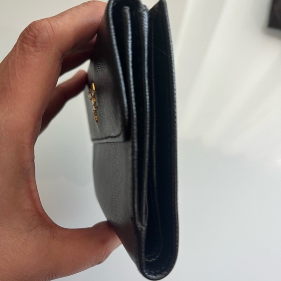 PRADA BLACK SAFFIANO LEATHER WALLET - Picture 11 of 12